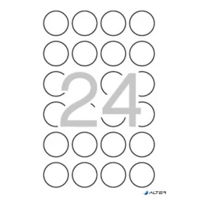 Etikett, 40 mm kör, biztonsági, APLI, 240 etikett/csomag