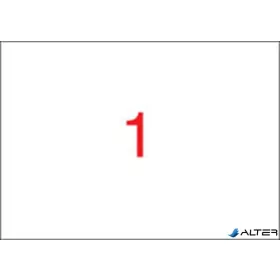   Etikett, univerzális, 297x420 mm, A3, APLI, 100 etikett/csomag