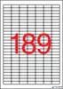 Etikett, univerzális, 25,4x10 mm, kerekített sarkú, APLI, 3780 etikett/csomag