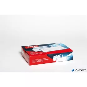 Névkitűző, csíptetővel, 90×56 mm, APLI