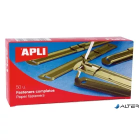 Lefűzőlapocska, fém, 50 db-os, APLI