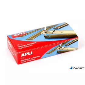 Lefűzőlapocska, fém, 100 db-os, APLI