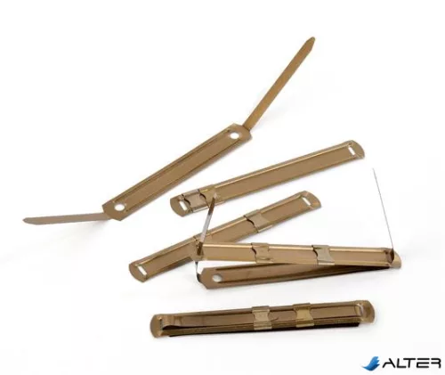 Lefűzőlapocska, fém, 100 db-os, APLI