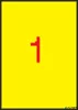 Etikett, 210x297 mm, színes, APLI, sárga, 100 etikett/csomag