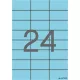 Etikett, 70x37 mm, színes, APLI, pasztell kék, 480 etikett/csomag