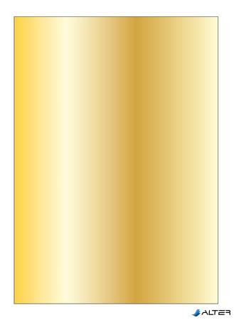 Metálfényű papír, A4, 130 g, APLI, arany