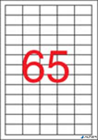 Etikett, univerzális, 38x21,2 mm, APLI, 1625 etikett/csomag