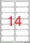 Etikett, 99,1x38,1 mm, poliészter, időjárásálló, kerekített sarkú, fehér, APLI, 280 etikett/csomag