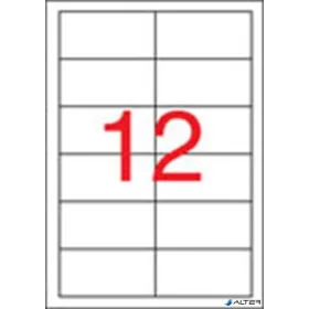 Etikett, univerzális, 97x42,4 mm, APLI, 300 etikett/csomag