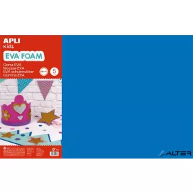 Moosgumi, 400x600 mm, APLI Kids 'Eva Sheets', kék