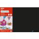 Moosgumi, 400x600 mm, APLI Kids 'Eva Sheets', fekete