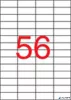 Etikett, univerzális, 52,5x21,2 mm, APLI, 5600 etikett/csomag