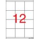Etikett, univerzális, 70x67,7 mm, APLI, 1200 etikett/csomag