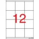 Etikett, univerzális, 70x67,7 mm, APLI, 1200 etikett/csomag