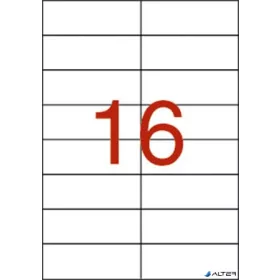 Etikett, univerzális, 105x37 mm, APLI, 160 etikett/csomag