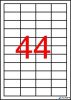 Etikett, univerzális, 48,5x25,4 mm, APLI, 440 etikett/csomag