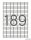 Etikett, univerzális, kerekített sarkú, 25,4x10 mm, APLI, 1890 etikett/csomag