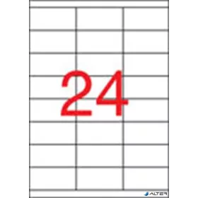 Etikett, univerzális, 70x33,8 mm, APLI, 2400 etikett/csomag