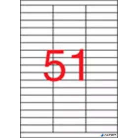 Etikett, univerzális, 70x16,9 mm, APLI, 5100 etikett/csomag