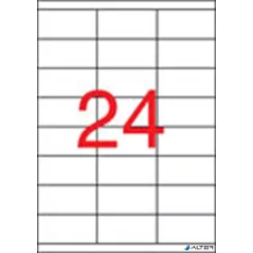 Etikett, univerzális, 70x36 mm, APLI, 2400 etikett/csomag