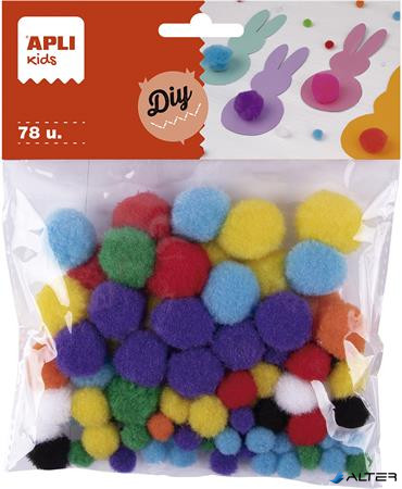 Pom-pom, APLI "Creative", vegyes színek