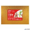 Moosgumi, 400x600 mm, glitteres, APLI Kids "Eva Sheets", arany