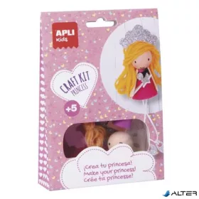   Bábukészítő készlet, APLI Kids 'Craft Kit', hercegnő