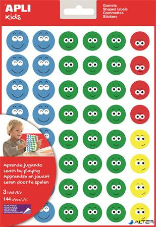 Matrica, emoji, APLI Kids "Stickers", boldog arcok