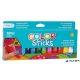 Tempera kréta készlet, APLI Kids 'Color Sticks', 12 különböző szín