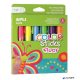 Tempera kréta készlet, APLI Kids "Color Sticks Fluor", 6 fluoreszkáló szín