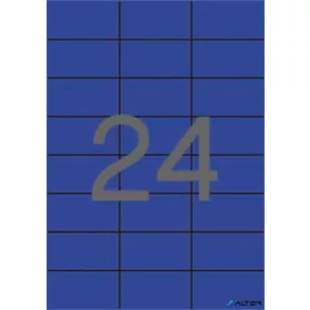 Etikett, 70x37 mm, színes, APLI, kék, 480 etikett/csomag