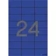 Etikett, 70x37 mm, színes, APLI, kék, 480 etikett/csomag