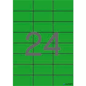 Etikett, 70x37 mm, színes, APLI, zöld, 480 etikett/csomag