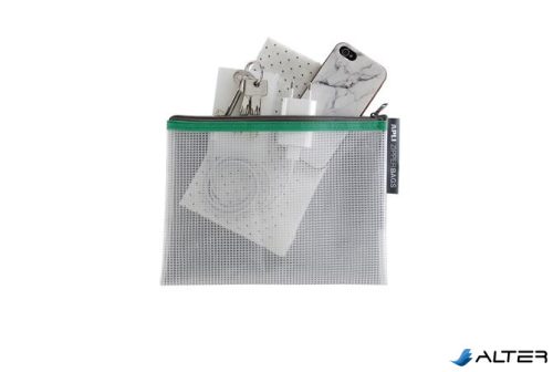 Rendszerező tasak, cipzáras, DL, APLI, vegyes színek