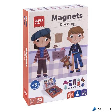 Mágneses készségfejlesztő készlet, 40 db, APLI Kids "Magnets", öltözködés