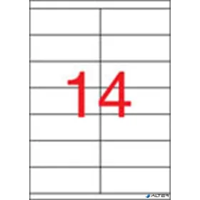 Etikett, univerzális, 105x40 mm, APLI, 7000 etikett/csomag