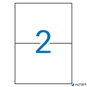 Etikett, univerzális, 210x148 mm, APLI, 1000 etikett/csomag