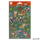 Matrica, fémes hatású, APLI Kids "Stickers", dzsungel