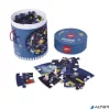 Puzzle, kör alakú, 48 darabos, APLI Kids 'Circular Puzzle', csillagrendszer