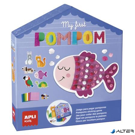 Kreatív készségfejlesztő készlet, APLI Kids "My first Pompom", állatok