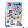 Mágneses készségfejlesztő készlet, 96 db, APLI Kids "Magnets", az órák