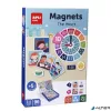 Mágneses készségfejlesztő készlet, 96 db, APLI Kids "Magnets", az órák
