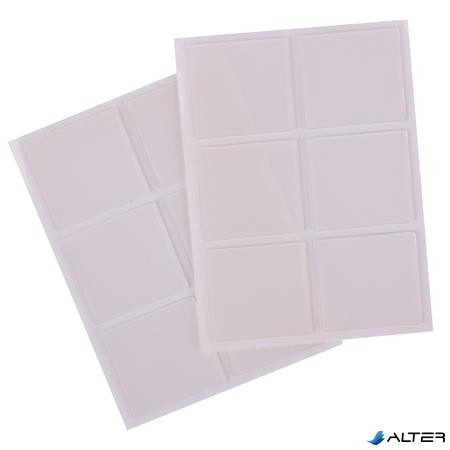 Ragasztó négyzetek, extra erős, 12 db/csomag, kétoldalas, APLI