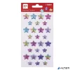 Matrica, domború, APLI Kids "Stickers", tündöklő csillagok