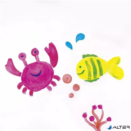 Tempera készlet, ecsetvégű tubusban, APLI Kids "Paint&Fun", 6 különböző neon szín