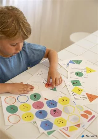 Geometriai matricás készlet, APLI Kids 'Geometric', érzelmek