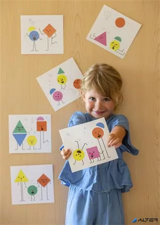 Geometriai matricás készlet, APLI Kids 'Geometric', érzelmek