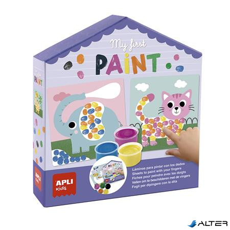 Ujjfestő készlet, APLI Kids "My first paint", állatok