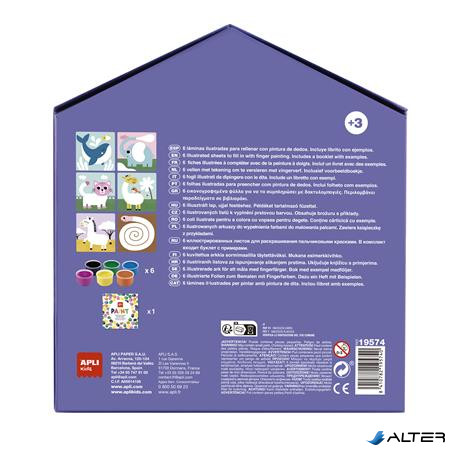 Ujjfestő készlet, APLI Kids 'My first paint', állatok