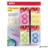 Szövegkiemelő szalag display, 32 db, APLI, különböző színekben